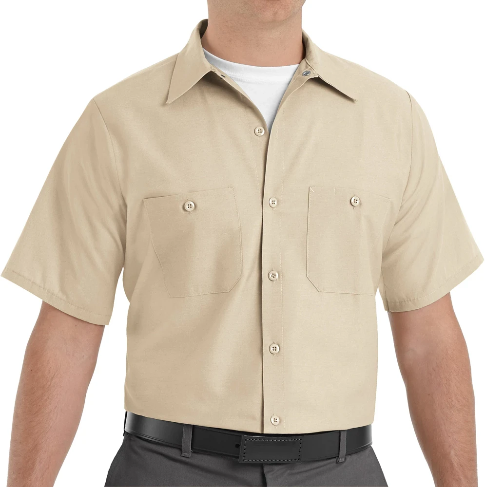 Red Kap Men's Short Sleeve Industrial Work Shirt