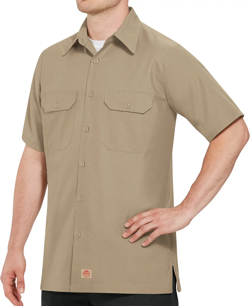 Red Kap Men's Rip Stop Short Sleeve Shirt