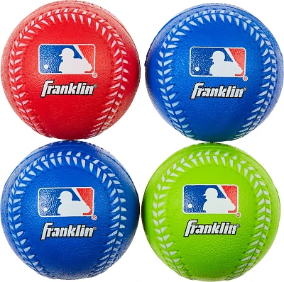 Franklin Sports MLB Kids' Oversize Foam Baseballs 4-Pack                                                                        