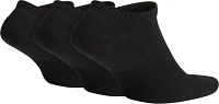 Nike Plus Cushion Training No-Show Socks 3 Pair