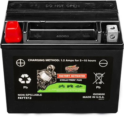 Interstate Batteries 12V 180 Cold Cranking Amp AGM Battery                                                                      