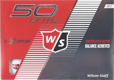 Wilson Staff 50 Elite Golf Balls 12-Pack                                                                                        