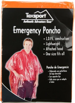 Texsport Emergency Poncho                                                                                                       