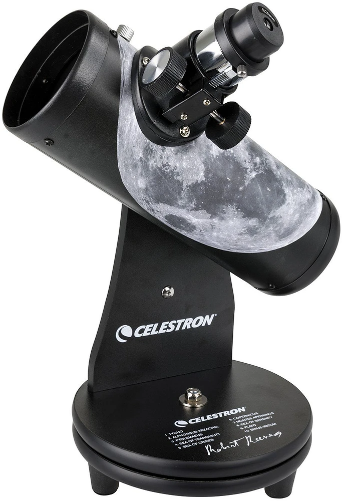 Celestron FirstScope Signature Series Moon by Robert Reeves Telescope                                                           