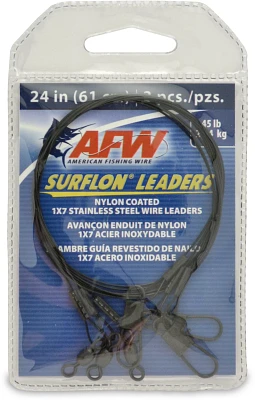 American Fishing Wire Surflon Leader Wires 3-Pack                                                                               