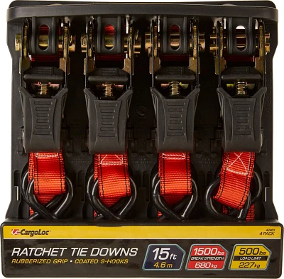 CargoLoc Ratchet Tie Downs 4-Pack                                                                                               