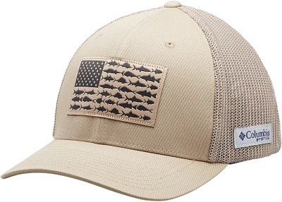 Columbia Sportswear Men's PFG Mesh Fish Flag Ball Cap