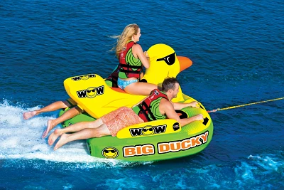 WOW Watersports Big Ducky 3-Person Inflatable Towable Tube                                                                      