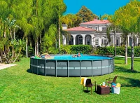 INTEX Ultra XTR 24ft x 52in Round Frame Pool Set                                                                                