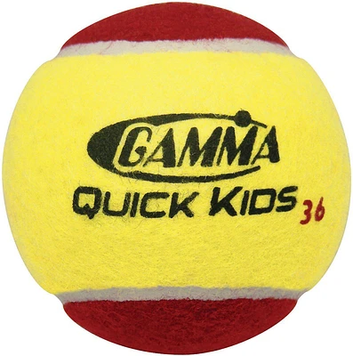 Gamma Quick Kids 36 Youth Tennis Balls 12-Count                                                                                 