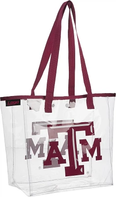 Logo Adults' Texas A&M University Stadium Clear Tote                                                                            