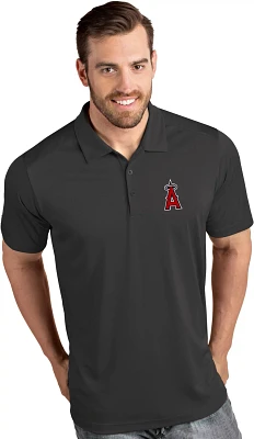 Antigua Men's Los Angeles Angels Tribute Short Sleeve Polo Shirt