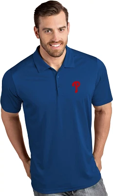 Antigua Men's Philadelphia Phillies Tribute Short Sleeve Polo Shirt