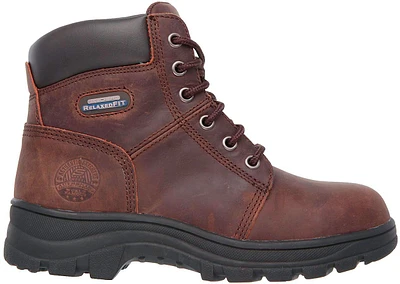 SKECHERS Women's Relaxed Fit Workshire Peril Steel Toe Boots                                                                    