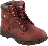 SKECHERS Women's Relaxed Fit Workshire Peril Steel Toe Boots                                                                    