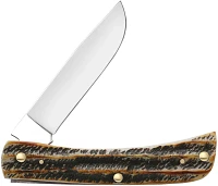 WR Case & Sons Cutlery Co Case 6.5 BoneStag Sod Buster Jr Pocket Knife                                                          