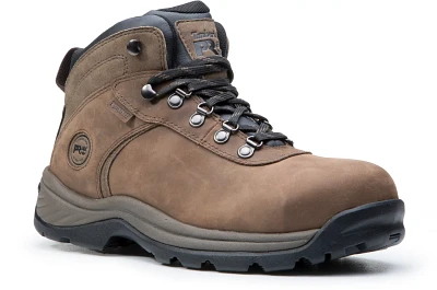 Timberland Men's Flume Pro SR Steel Toe Lace Up Work Boots                                                                      