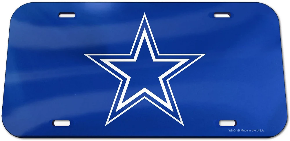 WinCraft Dallas Cowboys Crystal Mirror License Plate                                                                            