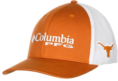 Columbia Sportswear Men's University of Texas PFG Mesh Ball Cap                                                                 