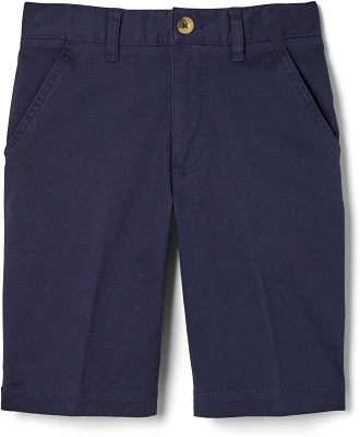 French Toast @School Men's Stretch Twill Flat Front Shorts                                                                      