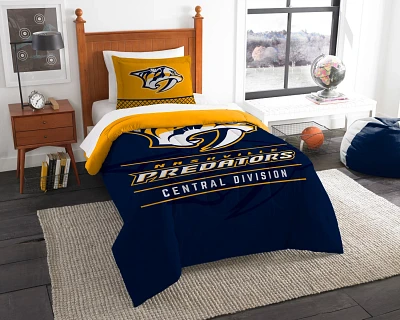 The Northwest Company Nashville Predators 2-Piece Draft Twin Bedding Set                                                        