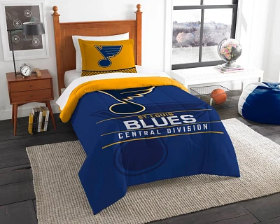 The Northwest Company St. Louis Blues 2-Piece Draft Twin Comforter Set                                                          