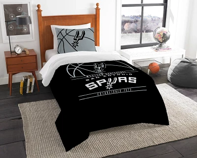 The Northwest Company San Antonio Spurs 2-Piece Reverse Slam Twin Bedding Set                                                   