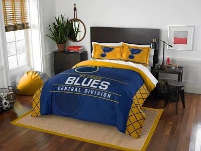The Northwest Company St. Louis Blues 3-Piece Draft Full/Queen Bedding Set                                                      