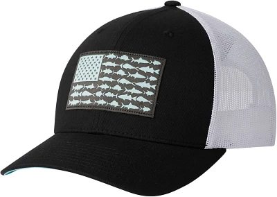 Columbia Sportswear Men's PFG Mesh Snap Back Fish Flag Cap