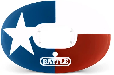 Battle Adults' Texas Flag Oxygen Football Mouth Guard                                                                           