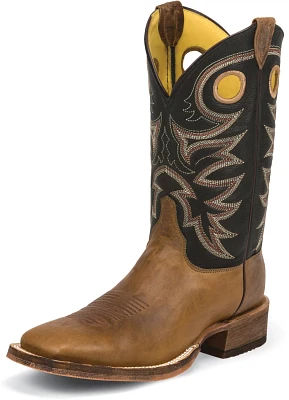 Justin Men's Dark Caddo Bent Rail Western Boots                                                                                 