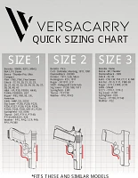 Versacarry Protector Size 1 Water Buffalo Holster                                                                               