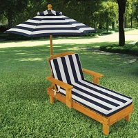 KidKraft Outdoor Chaise with Umbrella                                                                                           