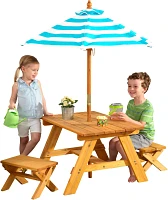 KidKraft Outdoor Table with Benches & Umbrella                                                                                  