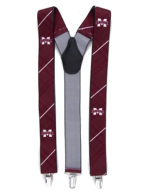 Eagles Wings Men's Mississippi State University Oxford Suspenders                                                               