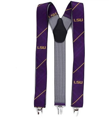 Eagles Wings Men's Louisiana State University Oxford Suspenders                                                                 