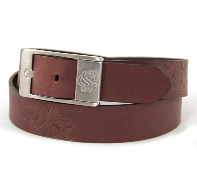 Eagles Wings Men's University of South Carolina Brandish Leather Belt                                                           