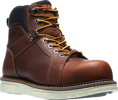 Wolverine Men's I-90 DuraShocks CarbonMax 6 in Wedge Composite Toe Lace Up Work Boots                                           