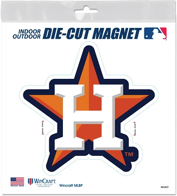 WinCraft Houston Astros 6 in x 6 in Die-Cut Magnet                                                                              