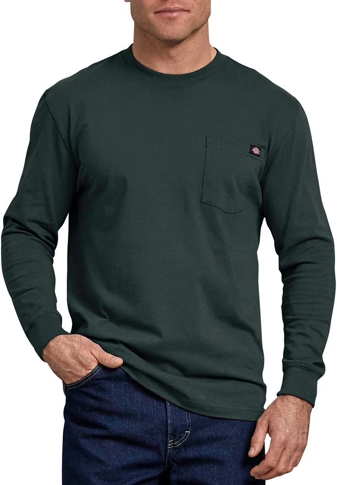 Dickies Men's Heavyweight Crew Neck Long Sleeve T-shirt