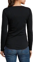 Dickies Women's Long Sleeve Henley Shirt