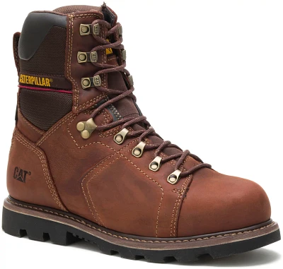 Cat Footwear Men's Alaska 2.0 Waterproof Thinsulate 8 in Steel Toe Lace Up Work Boots                                           