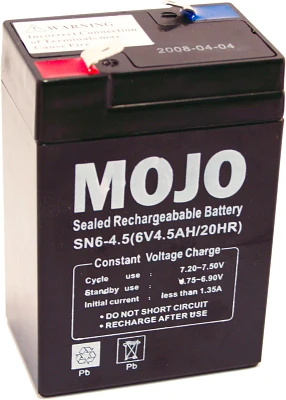 MOJO Outdoors UB645 6-Volt Rechargeable Battery                                                                                 