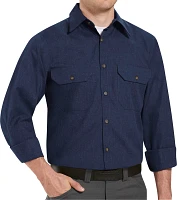 Red Kap Men's Heathered Poplin Uniform Shirt