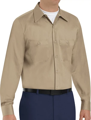 Red Kap Men's Wrinkle Resistant Cotton Long Sleeve Work Shirt