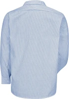 Red Kap Men's Industrial Stripe Long Sleeve Work Shirt