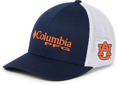 Columbia Sportswear Men's Auburn University Collegiate PFG Mesh Ball Cap