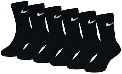 Nike Kids' Dri-Fit Performance Crew Socks 6 Pack