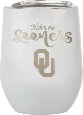 Great American Products University of Oklahoma The Opal Vacuum Insulated 12 oz Wine Tumbler                                     