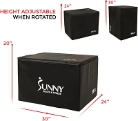 Sunny Health & Fitness 3-in-1 Weighted PRO-Plyo Box                                                                             